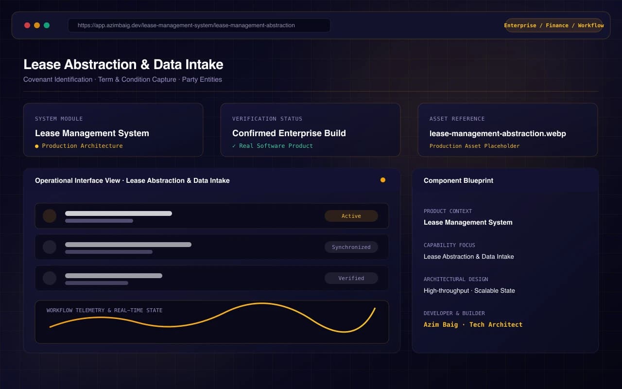Lease Abstraction & Data Intake