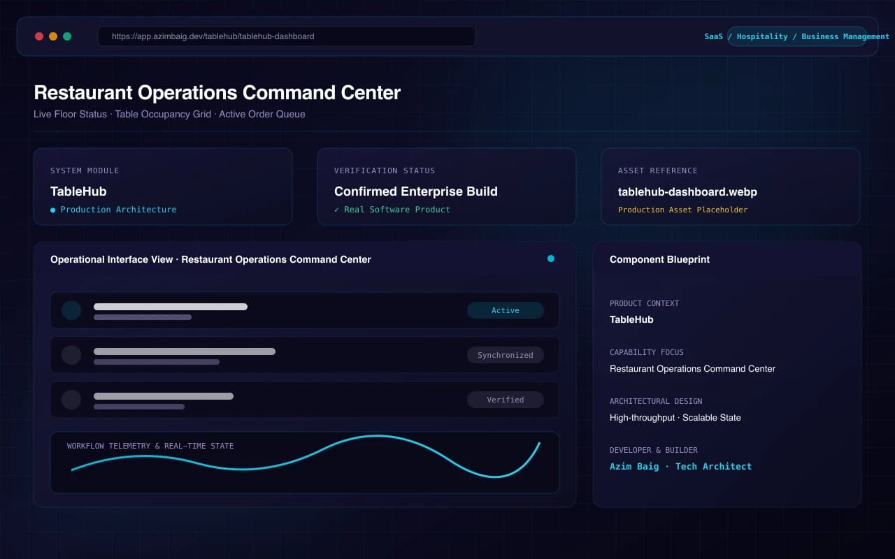 TableHub - Operations Command Center