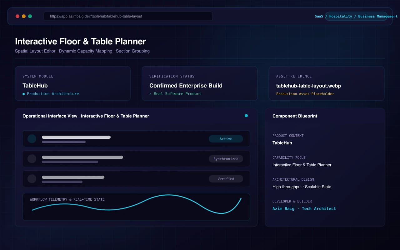 Interactive Floor & Table Planner