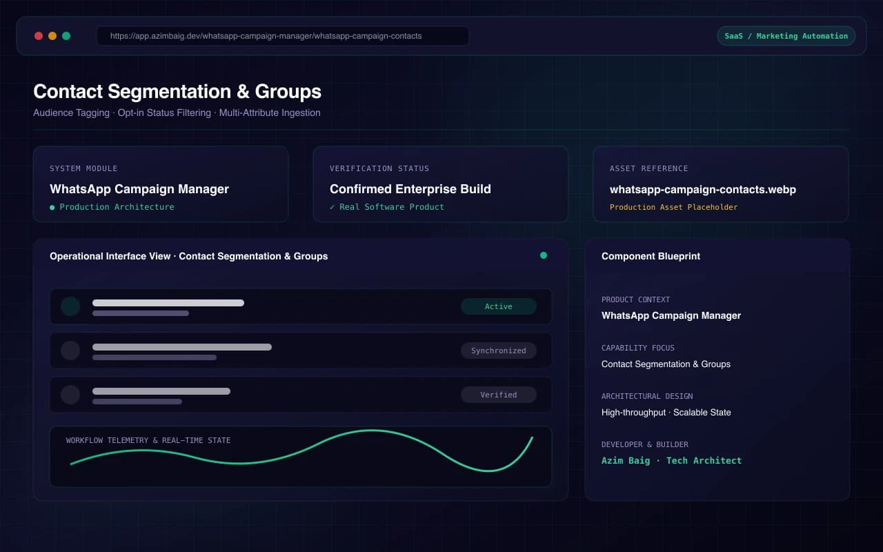Contact Segmentation & Groups