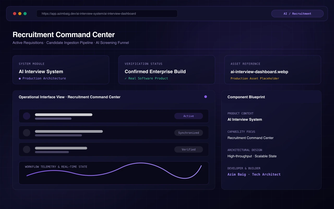 AI Interview System - Recruitment Command Center