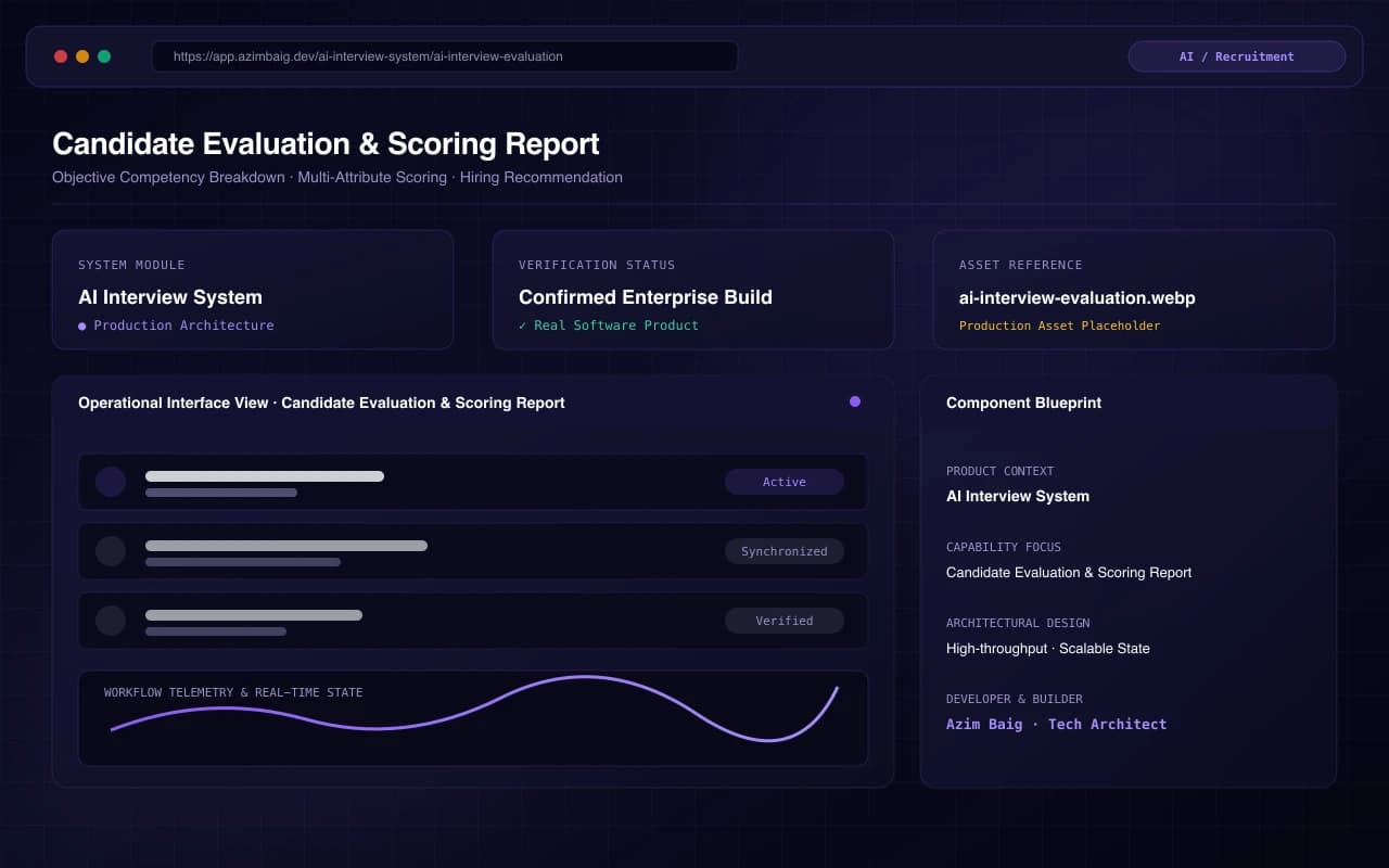 Candidate Assessment & Scoring Report